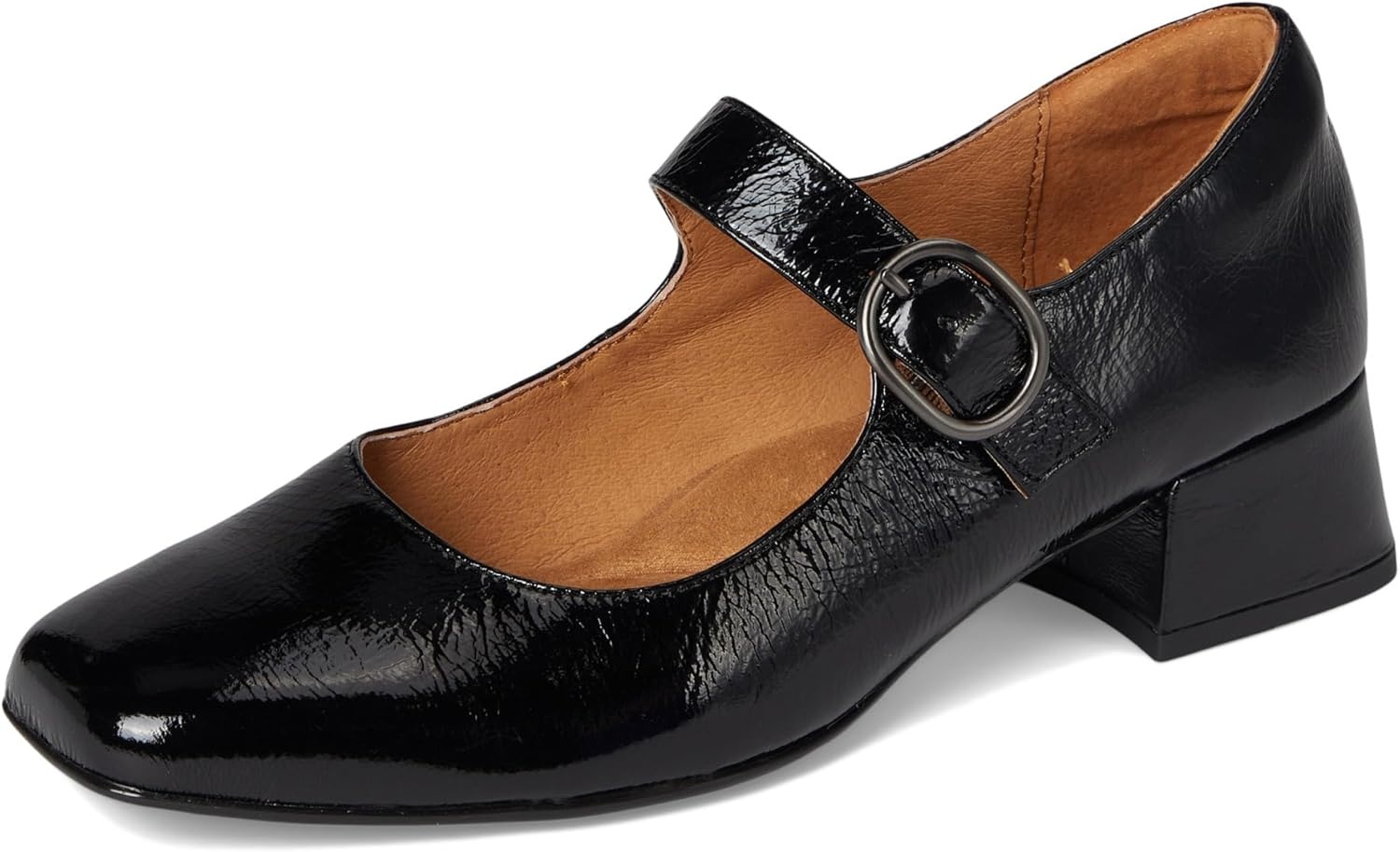 Sofft Women’s Laura Heeled Mary Jane – Patent(Black)